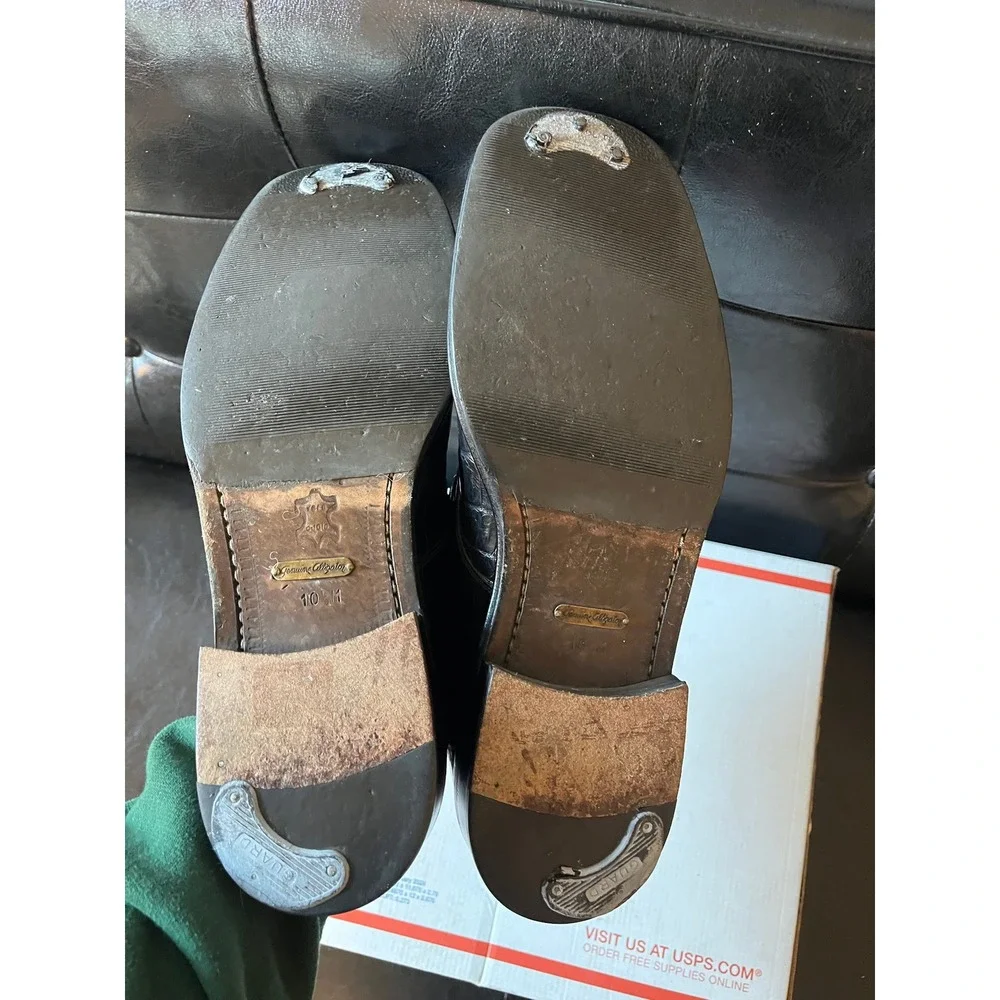 Paolo De Marco Mens Genuine Alligator Monk‎ Strap